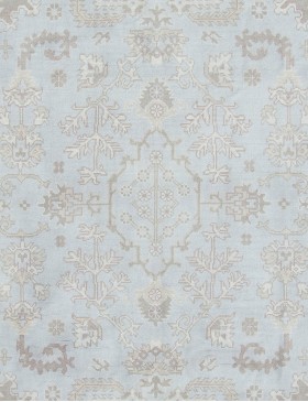 Blå India OUSHAK Indo  309 x 244 cm