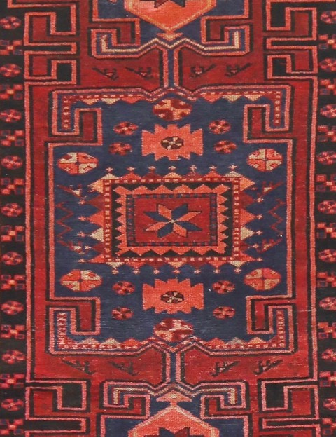 Rot Persien Hamadan Patina  231 x 131 cm