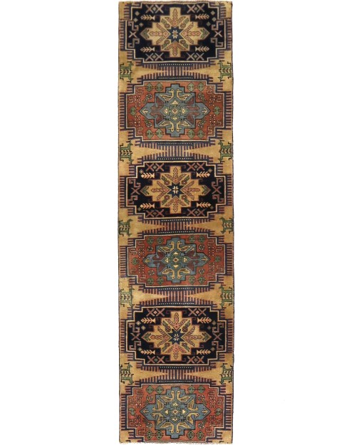 Beige Persien Ardebil Patina  255 x 68 cm