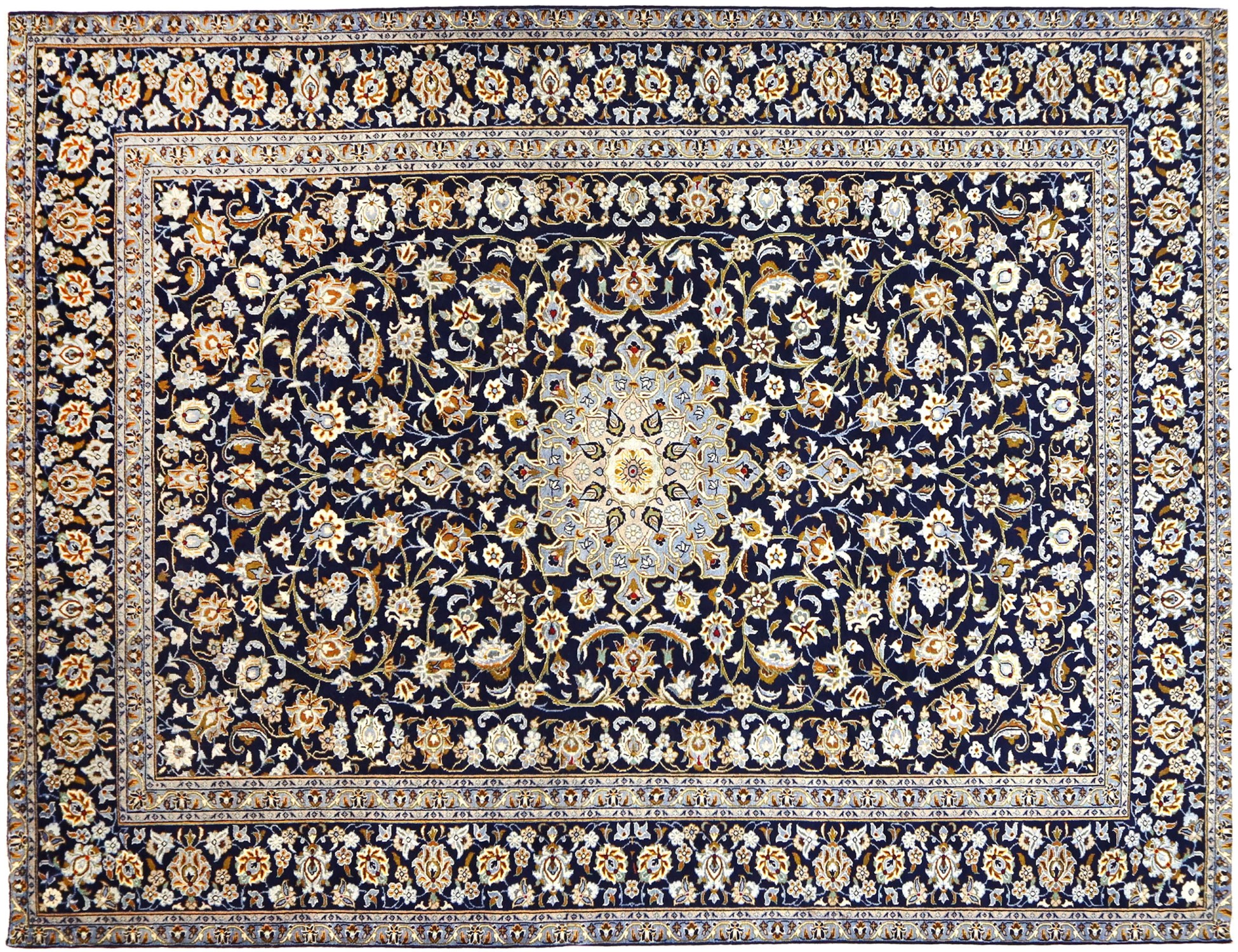 Blå Persien Ardakan Patina  390 x 263 cm