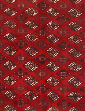 Red  Persia Turkman Patina  228 x 154 cm
