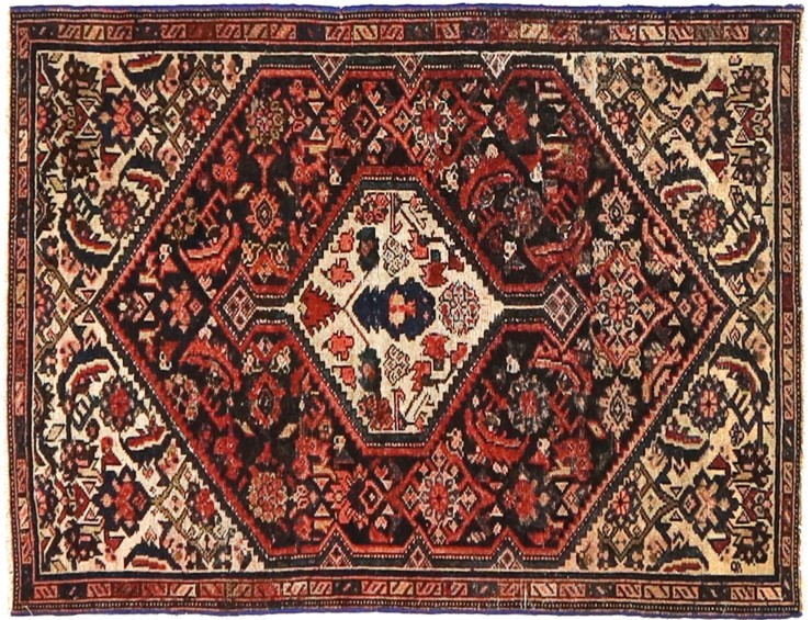 Rot Persien Hamadan Patina  127 x 80 cm