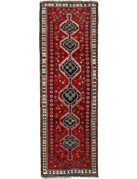 Röda Persien Hamadan Patina  287 x 97 cm