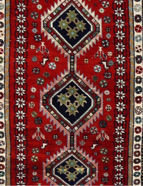 Rot Persien Hamadan Patina  287 x 97 cm