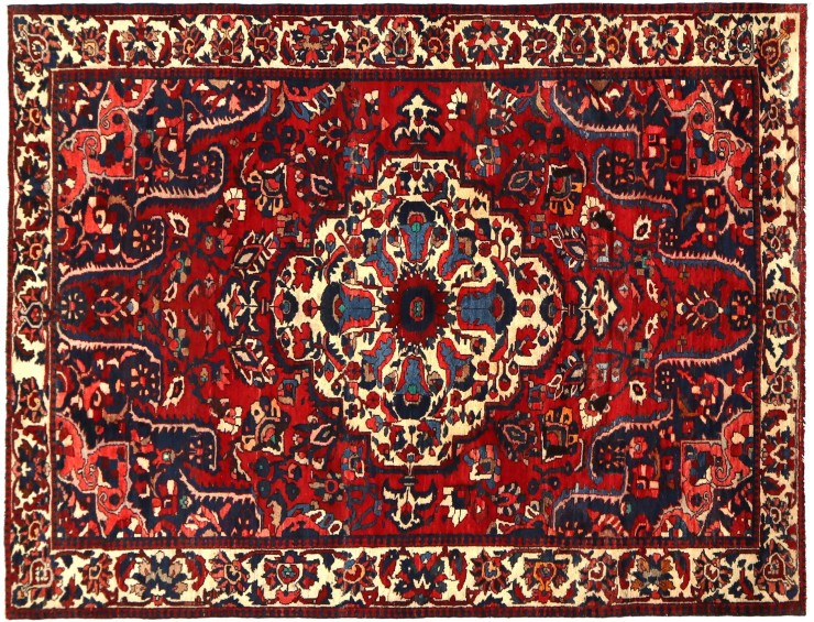 Rød persia Bakhtiar Patina  313 x 203 cm