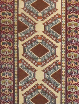 Beige Persien Turkman Patina 200 x 67 cm - view 4
