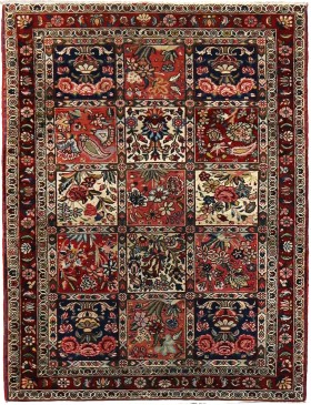 Rouge Persan Bakhtiar Patina  157 x 106 cm