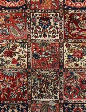 Rouge Persan Bakhtiar Patina  157 x 106 cm