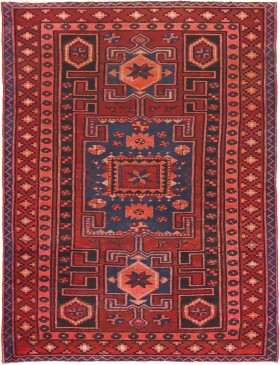 Röda Persien Hamadan Patina  231 x 131 cm