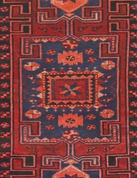 Rød Persien Hamadan Patina  231 x 131 cm