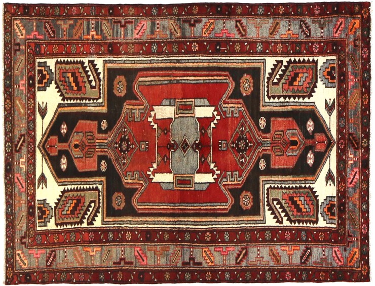 Rot Persien Hamadan Patina  229 x 125 cm