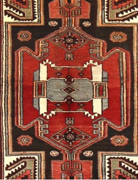 Röda Persien Hamadan Patina  229 x 125 cm