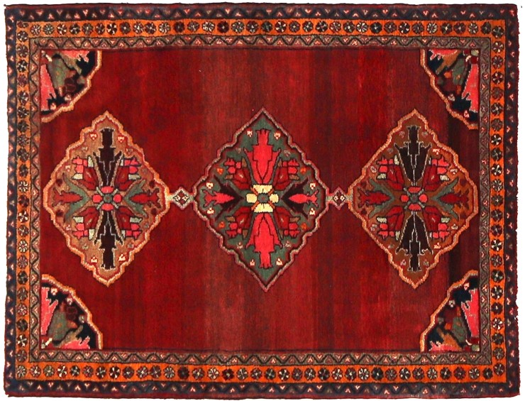 Rot Persien Hamadan  154 x 106 cm