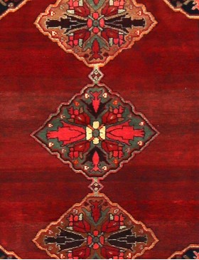 Red  Persia Hamadan  154 x 106 cm
