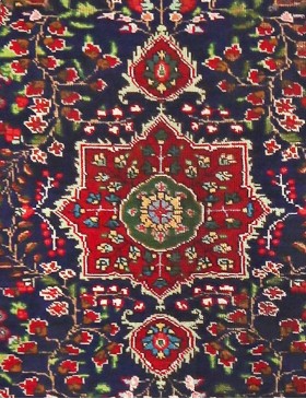 Blå Persia Tabriz Patina  142 x 98 cm