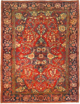 Punainen Persia Hamadan Patina  195 x 125 cm