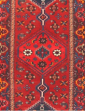 Rot Persien Hamadan Patina  220 x 108 cm