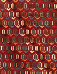 Rot Persien Hamadan Patina  160 x 110 cm