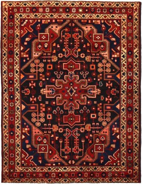 Sininen Persia Hamadan Patina  210 x 130 cm