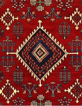 Rot Persien Hamadan Patina  196 x 130 cm