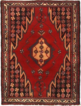 Rød Persia Hamadan Patina  131 x 96 cm