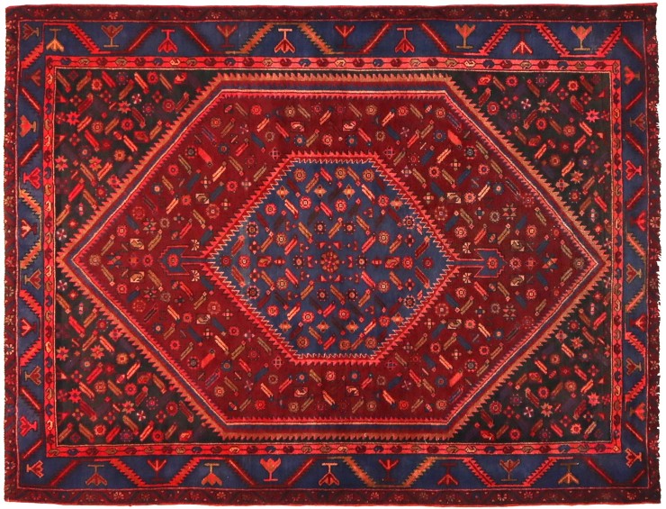 Punainen Persia Hamadan Patina  207 x 163 cm