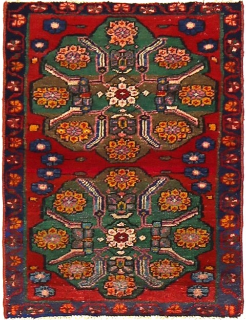 Rot Persien Tabriz Patina  96 x 60 cm