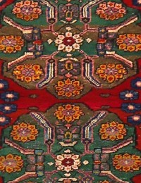 Rød persia Tabriz Patina  96 x 60 cm