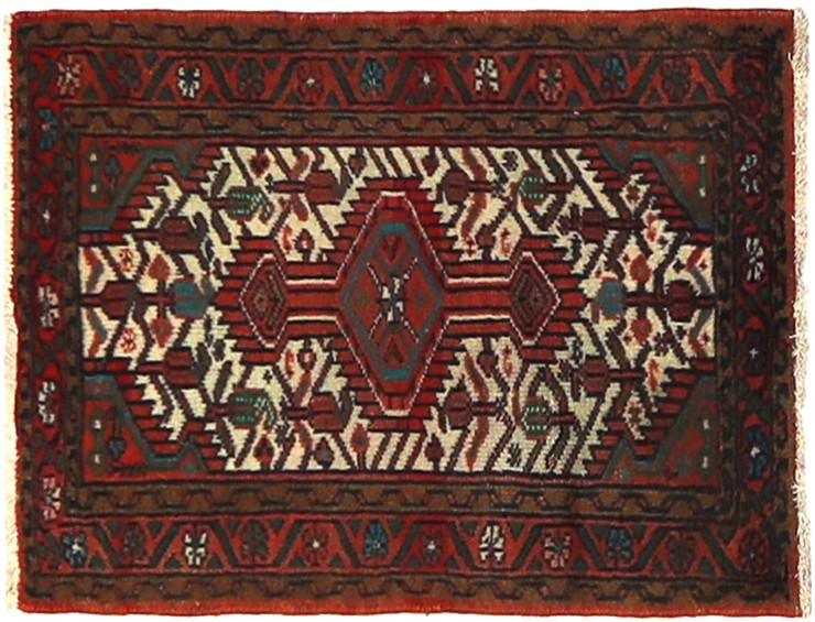 Red  Persia Hamadan Patina  93 x 60 cm