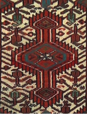 Rosso Persiano Hamadan Patina  93 x 60 cm
