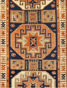 Orange Persien Ardebil Patina  324 x 97 cm