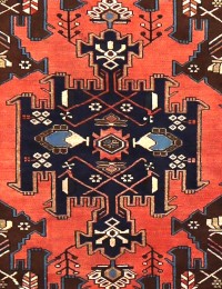 Röda Persien Hamadan Patina  135 x 110 cm