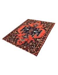 Röda Persien Hamadan Patina  135 x 110 cm