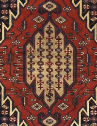 Red  Persia Hamadan Patina  190 x 130 cm