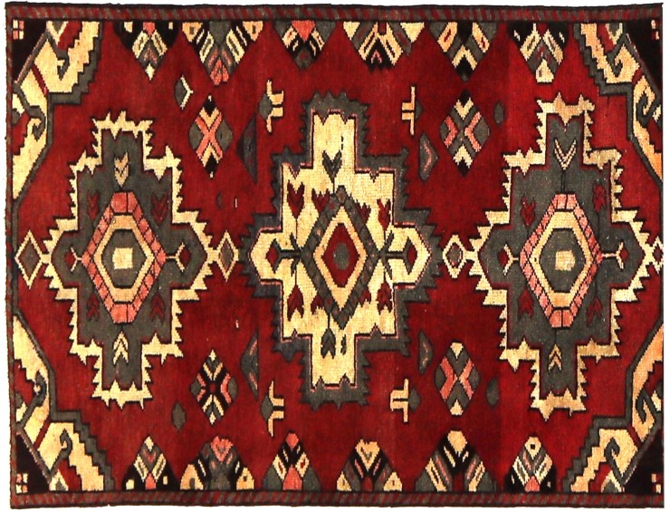 Red  Persia Hamadan Patina  163 x 93 cm
