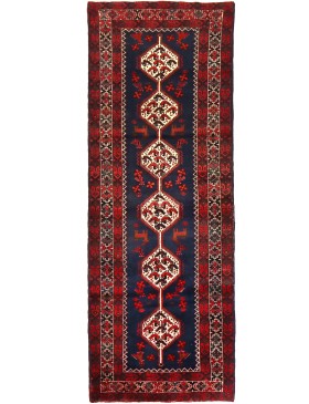 Blå Persien Balooch Patina  290 x 107 cm