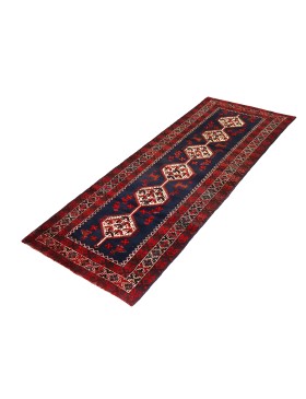 Blå Persien Balooch Patina  290 x 107 cm