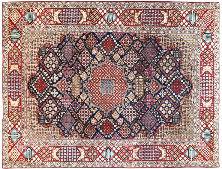 Blue Persia Kashan Patina  388 x 280 cm