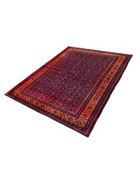 Blå Persien Hamadan Patina  278 x 150 cm