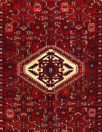 Red  Persia Shiraz  248 x 152 cm