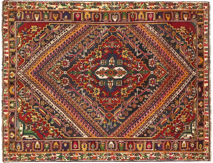Multifarvet Persien Shiraz  276 x 170 cm