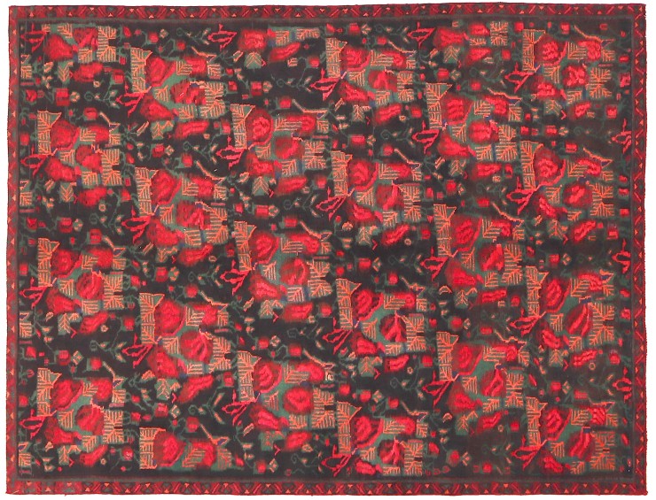 Red  Persia Sirjan  250 x 150 cm