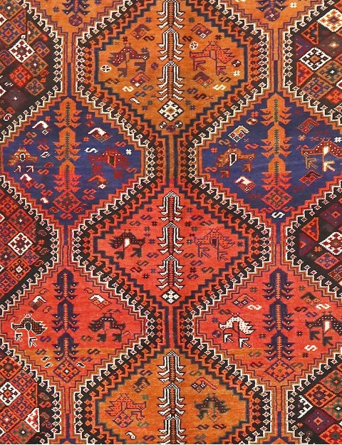 Red  Persia Shiraz  276 x 150 cm