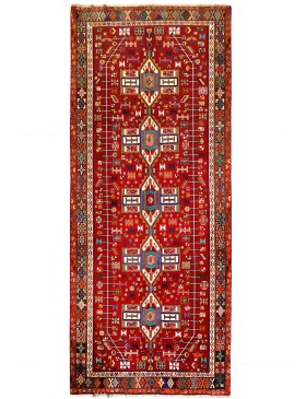Röda Persien Shiraz  311 x 126 cm