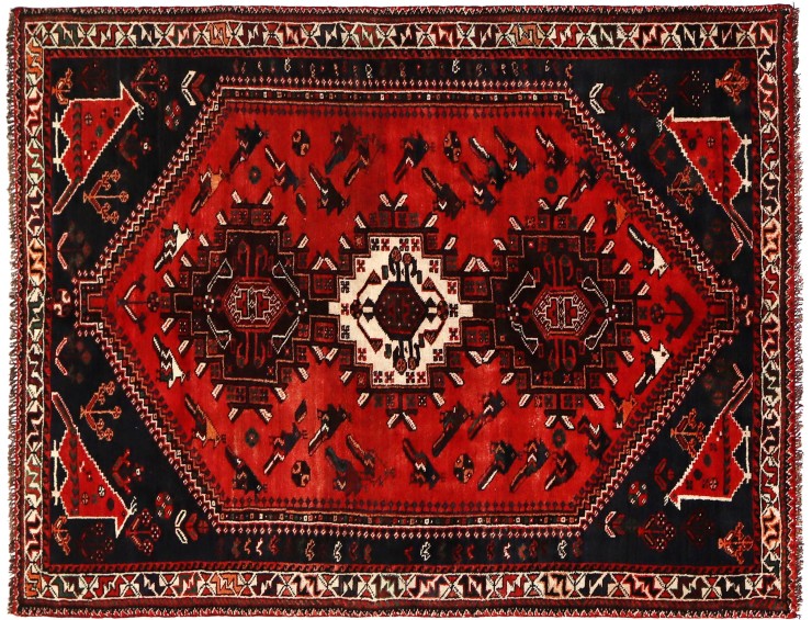 Red  Persia Shiraz  252 x 165 cm