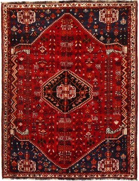 Röda Persien Shiraz  252 x 164 cm