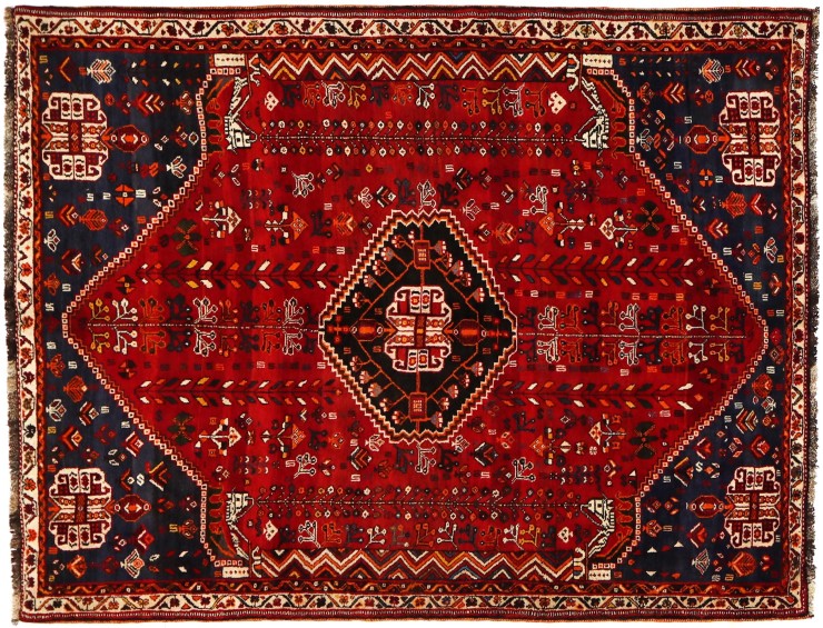 Röda Persien Shiraz  252 x 164 cm