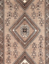 Grå Persien Shiraz  295 x 151 cm