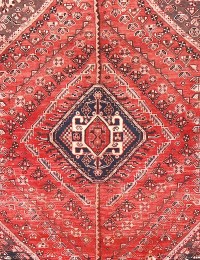 Red  Persia Shiraz  244 x 152 cm
