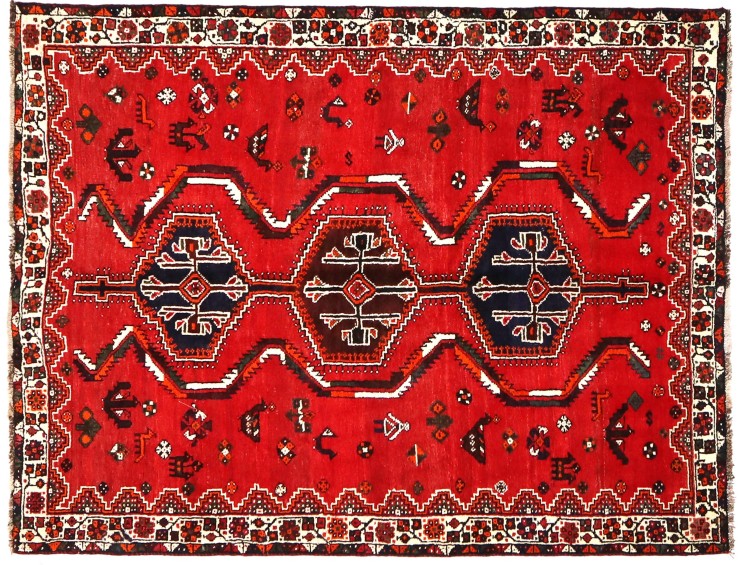 Röda Persien Shiraz  244 x 165 cm